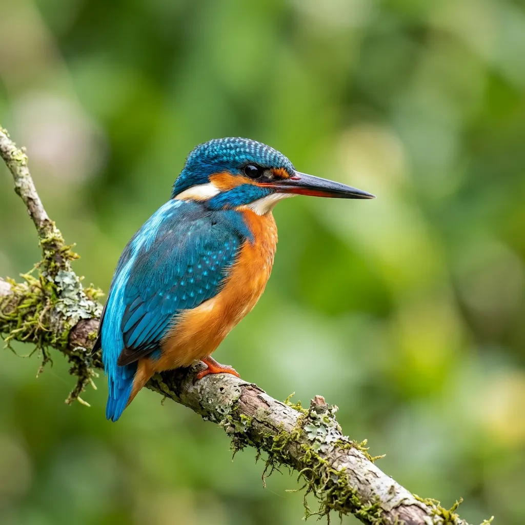 Oiseau Martin-pêcheur - Symbole de calme et de résilience dans l'accompagnement santé mentale